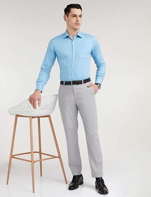 Van Heusen Formal Checkered Shirt for Men